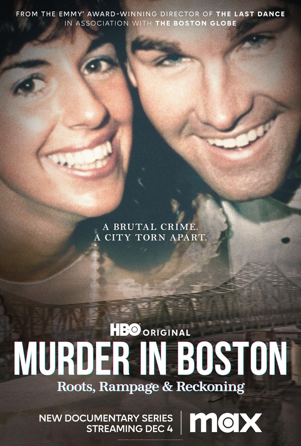 Poster for Murder in Boston: Roots, Rampage & Reckoning, the HBO documentary series scored by Lucia Micarelli
